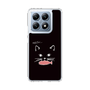 スリムプロテクションケース［ 食いしん坊なねこ - Black ］