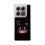 スリムプロテクションケース［ 食いしん坊なねこ - Black ］