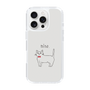 スリムプロテクションケース［ 蝶ネクタイねこ - White ］