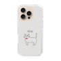 スリムプロテクションケース［ 蝶ネクタイねこ - White ］