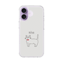 スリムプロテクションケース［ 蝶ネクタイねこ - White ］
