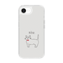 スリムプロテクションケース［ 蝶ネクタイねこ - White ］