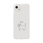 スリムプロテクションケース［ 蝶ネクタイねこ - White ］
