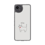 スリムプロテクションケース［ 蝶ネクタイねこ - White ］