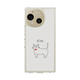 スリムプロテクションケース［ 蝶ネクタイねこ - White ］