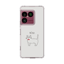 スリムプロテクションケース［ 蝶ネクタイねこ - White ］