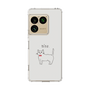 スリムプロテクションケース［ 蝶ネクタイねこ - White ］
