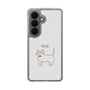 スリムプロテクションケース［ 蝶ネクタイねこ - White ］
