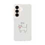 スリムプロテクションケース［ 蝶ネクタイねこ - White ］