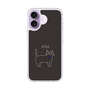 スリムプロテクションケース［ 蝶ネクタイねこ - Black ］