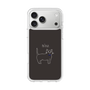 スリムプロテクションケース［ 蝶ネクタイねこ - Black ］