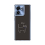 スリムプロテクションケース［ 蝶ネクタイねこ - Black ］