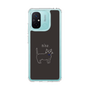 スリムプロテクションケース［ 蝶ネクタイねこ - Black ］