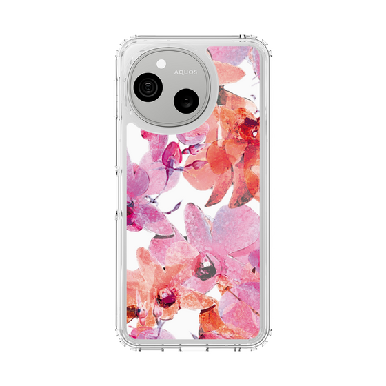 スリムプロテクションケース［ アートフラワー・オーキッド ］