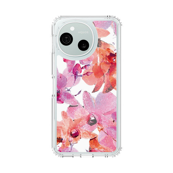 スリムプロテクションケース［ アートフラワー・オーキッド ］