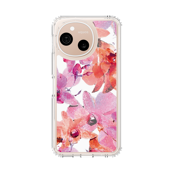 スリムプロテクションケース［ アートフラワー・オーキッド ］