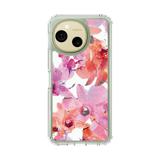 スリムプロテクションケース［ アートフラワー・オーキッド ］