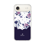 スリムプロテクションケース［ ツインドットフラワー - Navy ］