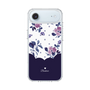 スリムプロテクションケース［ ツインドットフラワー - Navy ］