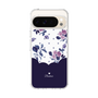 スリムプロテクションケース［ ツインドットフラワー - Navy ］