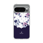 スリムプロテクションケース［ ツインドットフラワー - Navy ］