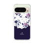スリムプロテクションケース［ ツインドットフラワー - Navy ］