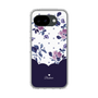 スリムプロテクションケース［ ツインドットフラワー - Navy ］