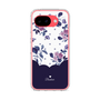 スリムプロテクションケース［ ツインドットフラワー - Navy ］