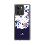 スリムプロテクションケース［ ツインドットフラワー - Navy ］