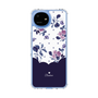 スリムプロテクションケース［ ツインドットフラワー - Navy ］