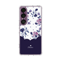 スリムプロテクションケース［ ツインドットフラワー - Navy ］