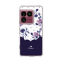スリムプロテクションケース［ ツインドットフラワー - Navy ］