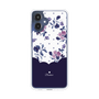 スリムプロテクションケース［ ツインドットフラワー - Navy ］