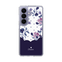 スリムプロテクションケース［ ツインドットフラワー - Navy ］