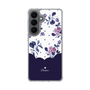 スリムプロテクションケース［ ツインドットフラワー - Navy ］