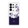 スリムプロテクションケース［ ツインドットフラワー - Navy ］