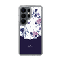 スリムプロテクションケース［ ツインドットフラワー - Navy ］