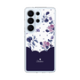 スリムプロテクションケース［ ツインドットフラワー - Navy ］