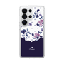 スリムプロテクションケース［ ツインドットフラワー - Navy ］