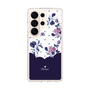 スリムプロテクションケース［ ツインドットフラワー - Navy ］