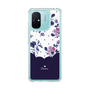 スリムプロテクションケース［ ツインドットフラワー - Navy ］