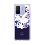 スリムプロテクションケース［ ツインドットフラワー - Navy ］
