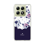 スリムプロテクションケース［ ツインドットフラワー - Navy ］