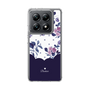スリムプロテクションケース［ ツインドットフラワー - Navy ］