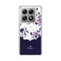 スリムプロテクションケース［ ツインドットフラワー - Navy ］