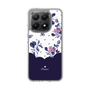 スリムプロテクションケース［ ツインドットフラワー - Navy ］
