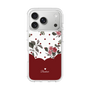 スリムプロテクションケース［ ツインドットフラワー - Red ］