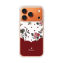 スリムプロテクションケース［ ツインドットフラワー - Red ］