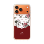 スリムプロテクションケース［ ツインドットフラワー - Red ］