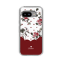 スリムプロテクションケース［ ツインドットフラワー - Red ］